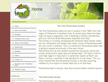Tablet Screenshot of irishpiemontesesociety.com